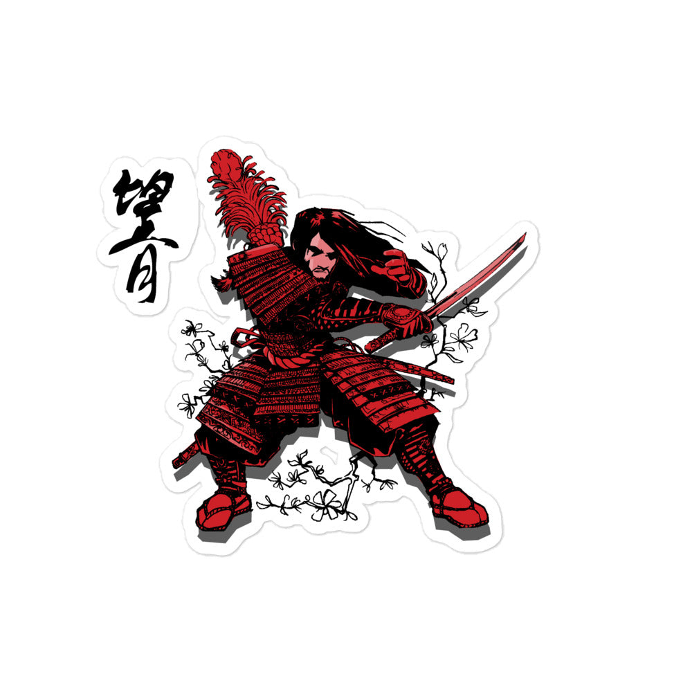 Ozuki 'Heroes of the Suikoden' Samurai Bubble-free stickers