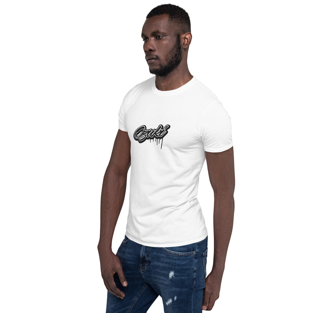 Ozuki Short-Sleeve Unisex T-Shirt Logo Design by Inkie