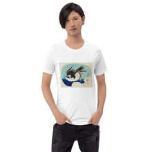 Load image into Gallery viewer, Ozuki Tshirt 'Hawk' by Katsushika Hokusai Short-Sleeve Unisex T-Shirt