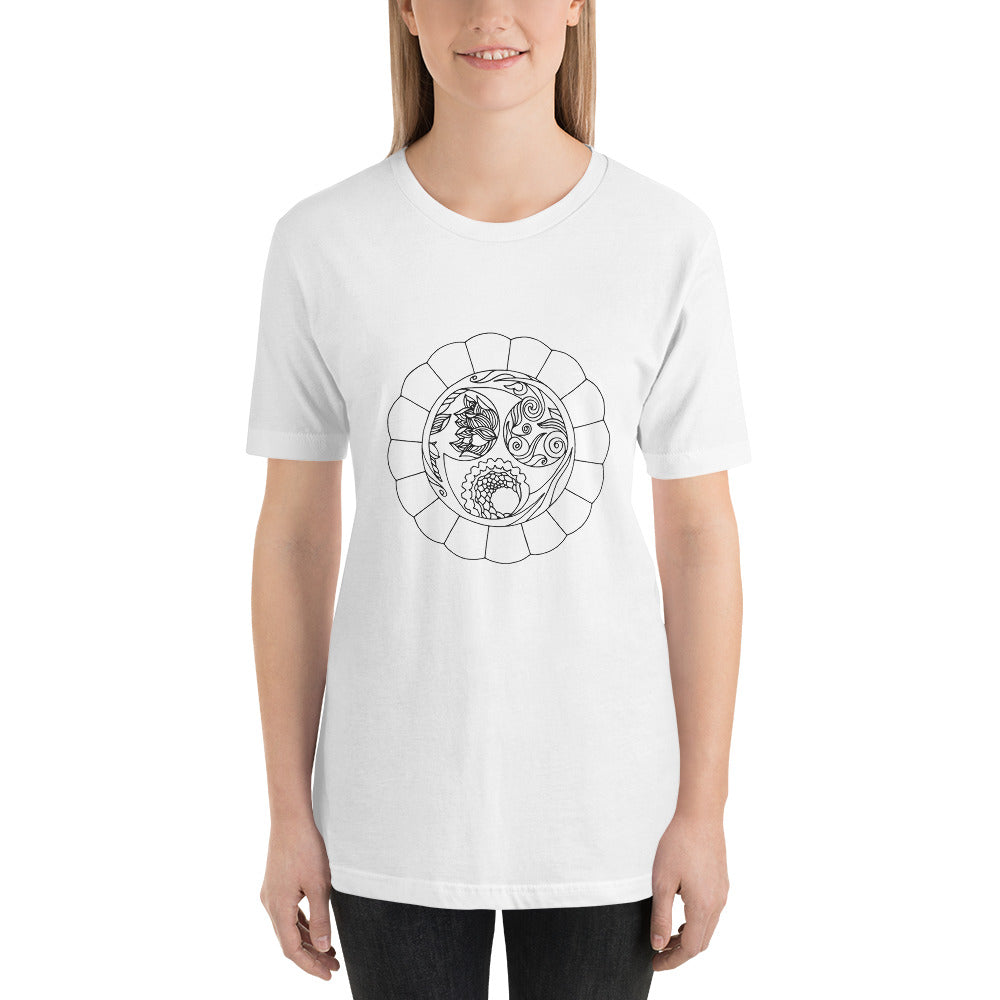 Faye Britton Original Art White T-shirt - Ozuki Clothing