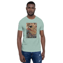Load image into Gallery viewer, Ozuki Tee Kinhyoshi Yorin, Hero of the Suikoden by Utagawa Kuniyoshi (1753-1806) Short-Sleeve Unisex T-Shirt