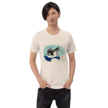 Load image into Gallery viewer, Ozuki Tshirt 'Hawk' by Katsushika Hokusai Short-Sleeve Unisex T-Shirt