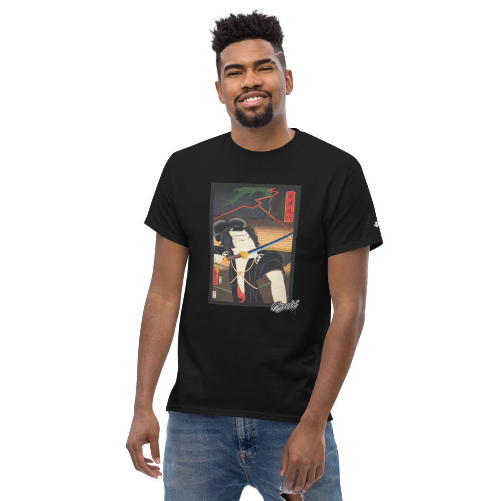 Toyohara Kunichika (1835-1900) Ozuki Men's heavyweight tee
