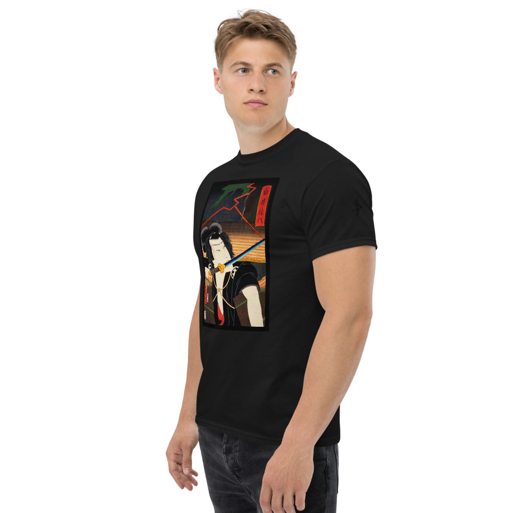 Portraits of Actors Ozuki Men's heavyweight tee