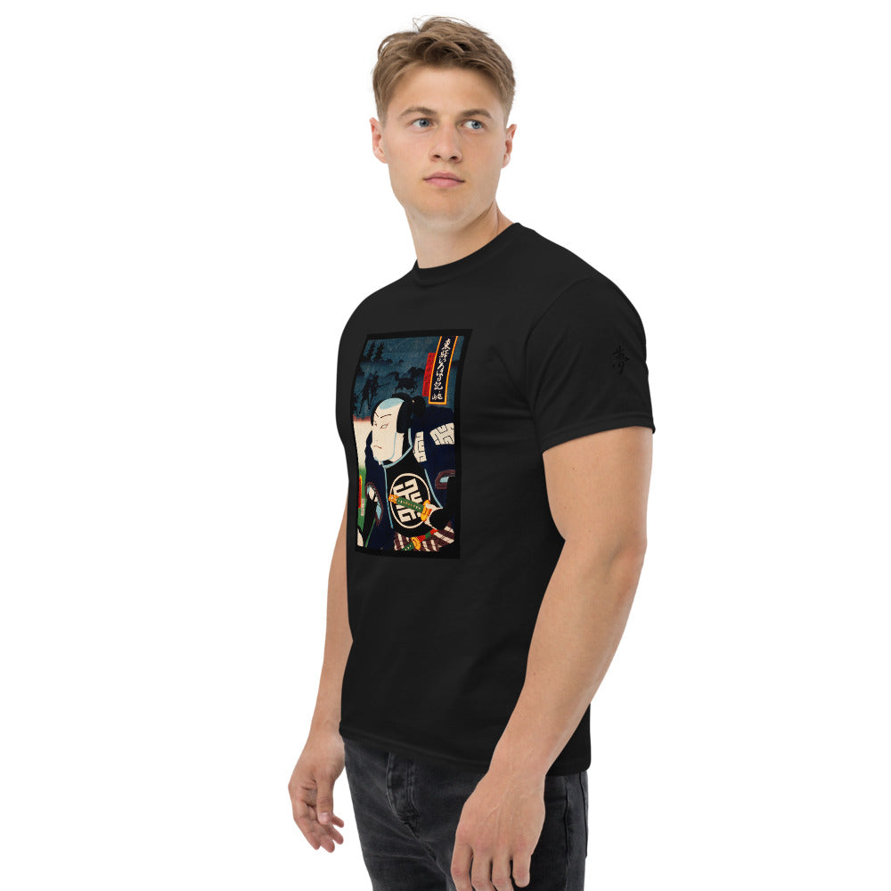 Portraits of Actors by Toyohara Kunichika (1835-1900) Ozuki Men's heavyweight tee
