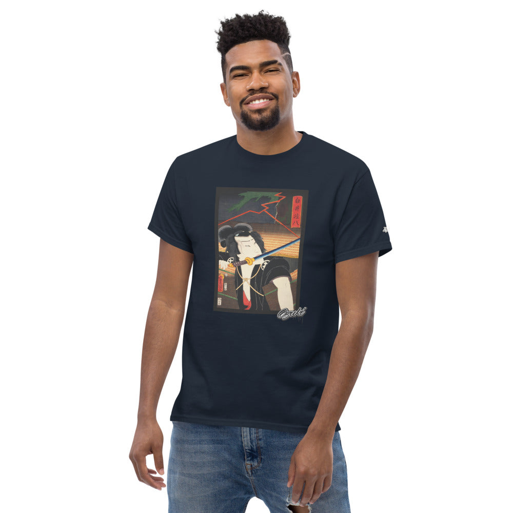 Toyohara Kunichika (1835-1900) Ozuki Men's heavyweight tee
