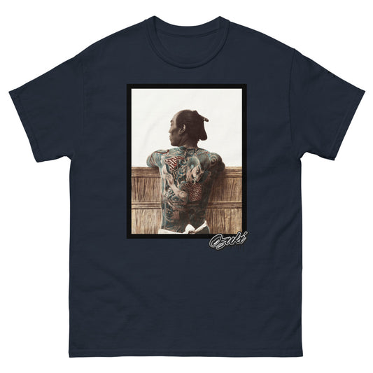 Tattooed Japanese Man by Kusakabe Kimbei - Ozuki Men's Heavyweight Tee