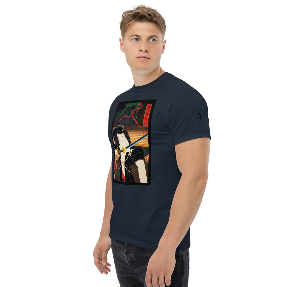Portraits of Actors Ozuki Men's heavyweight tee