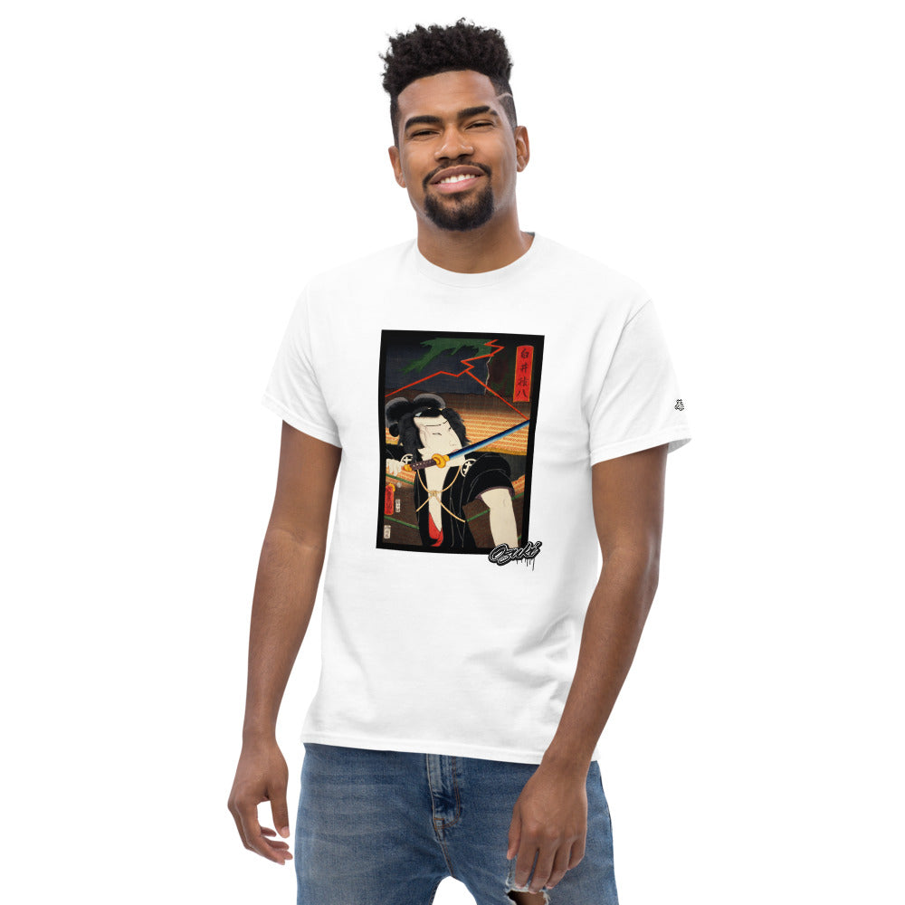 Toyohara Kunichika (1835-1900) Ozuki Men's heavyweight tee