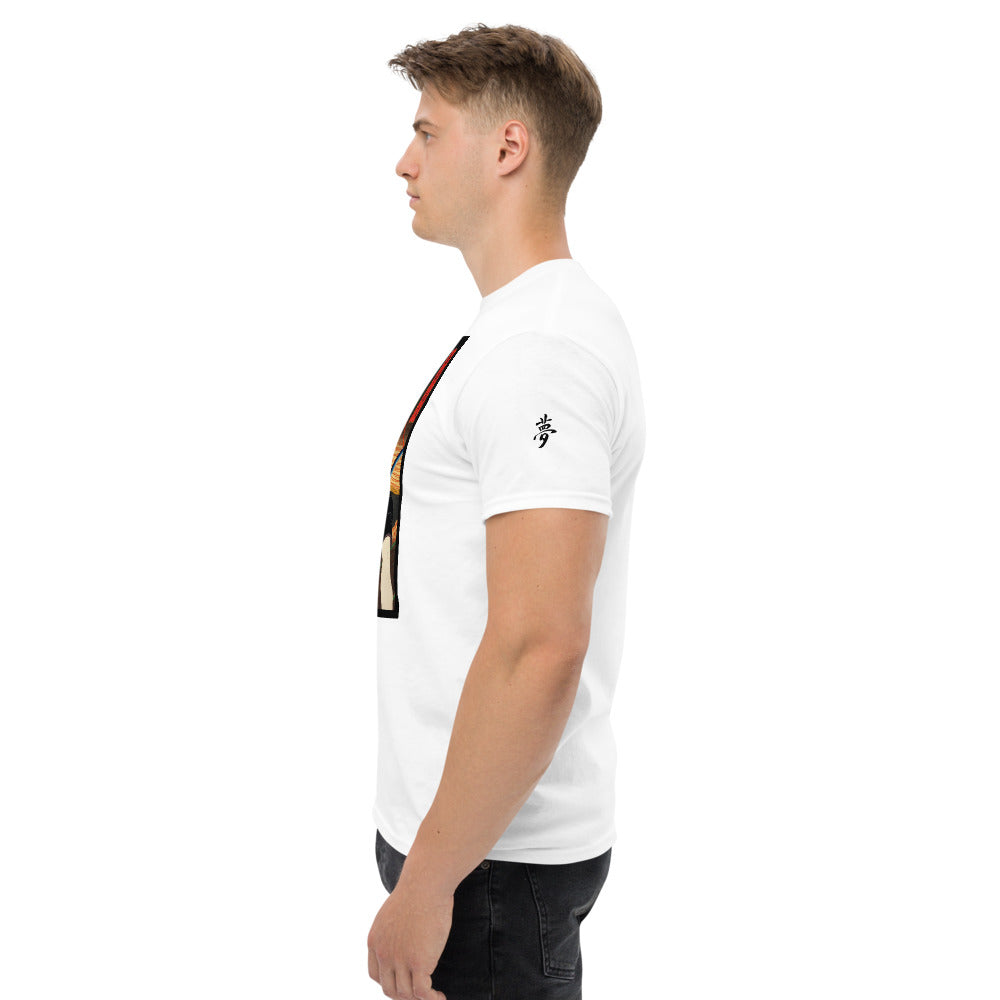 Portraits of Actors Ozuki Men's heavyweight tee