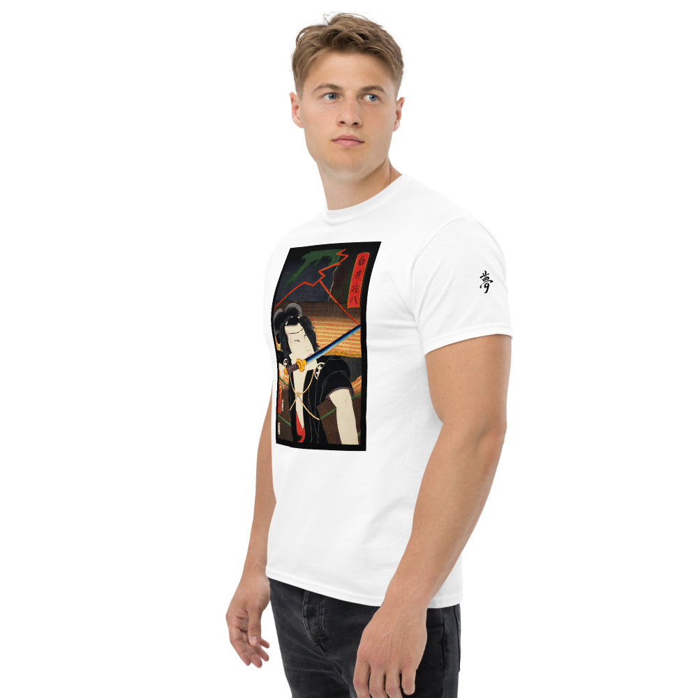 Portraits of Actors Ozuki Men's heavyweight tee