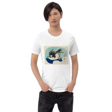 Load image into Gallery viewer, Ozuki Tshirt &#39;Hawk&#39; by Katsushika Hokusai Short-Sleeve Unisex T-Shirt
