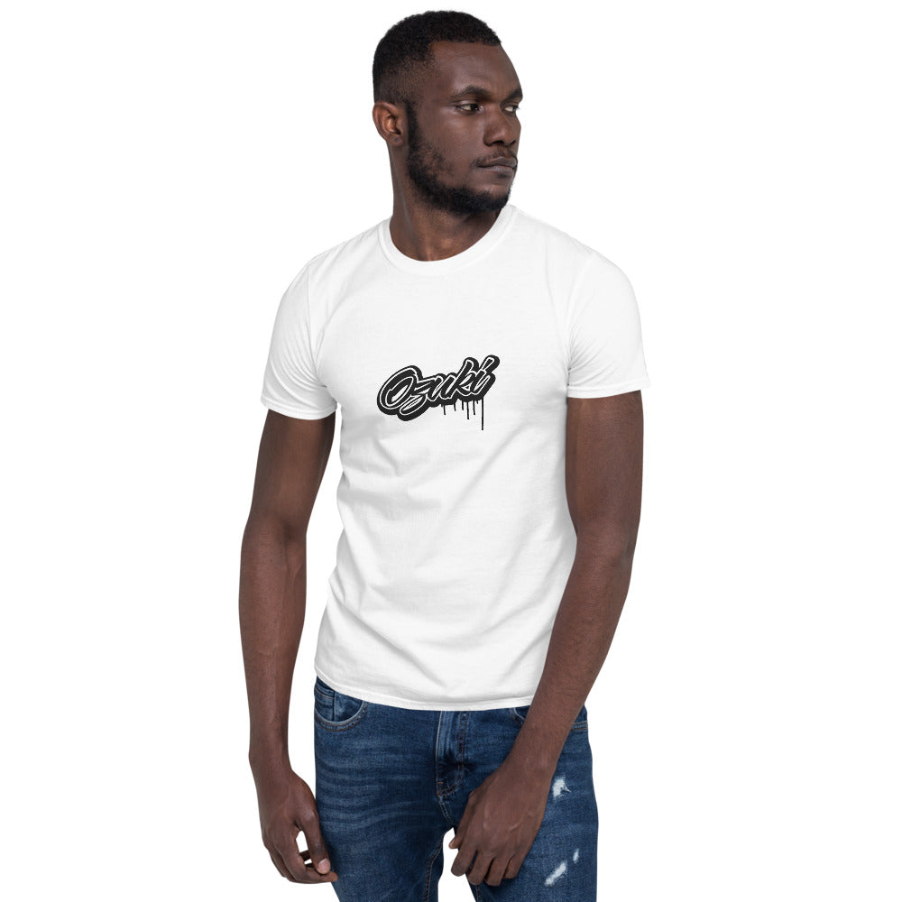 Ozuki Short-Sleeve Unisex T-Shirt Logo Design by Inkie