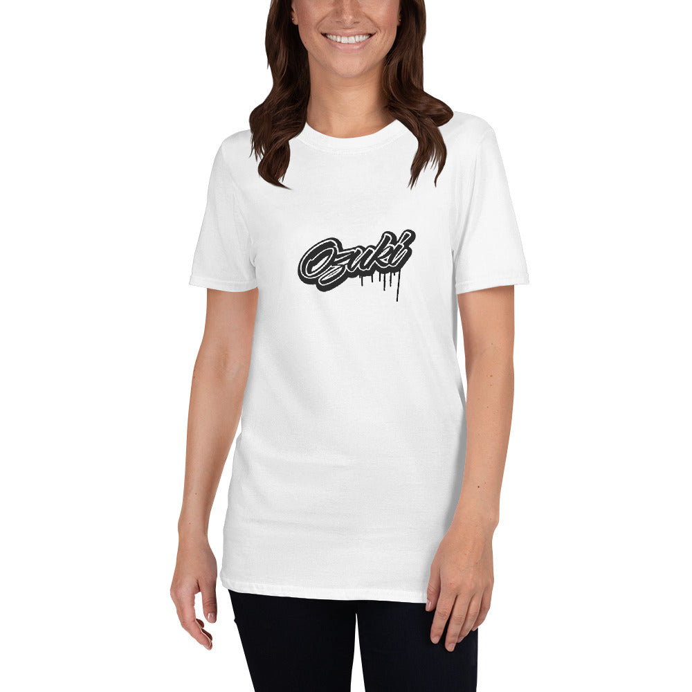 Ozuki Short-Sleeve Unisex T-Shirt Logo Design by Inkie