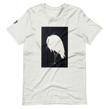 Load image into Gallery viewer, Ozuki Tee &#39;Egret-in-the-rain&#39;. Short-Sleeve Unisex T-Shirt
