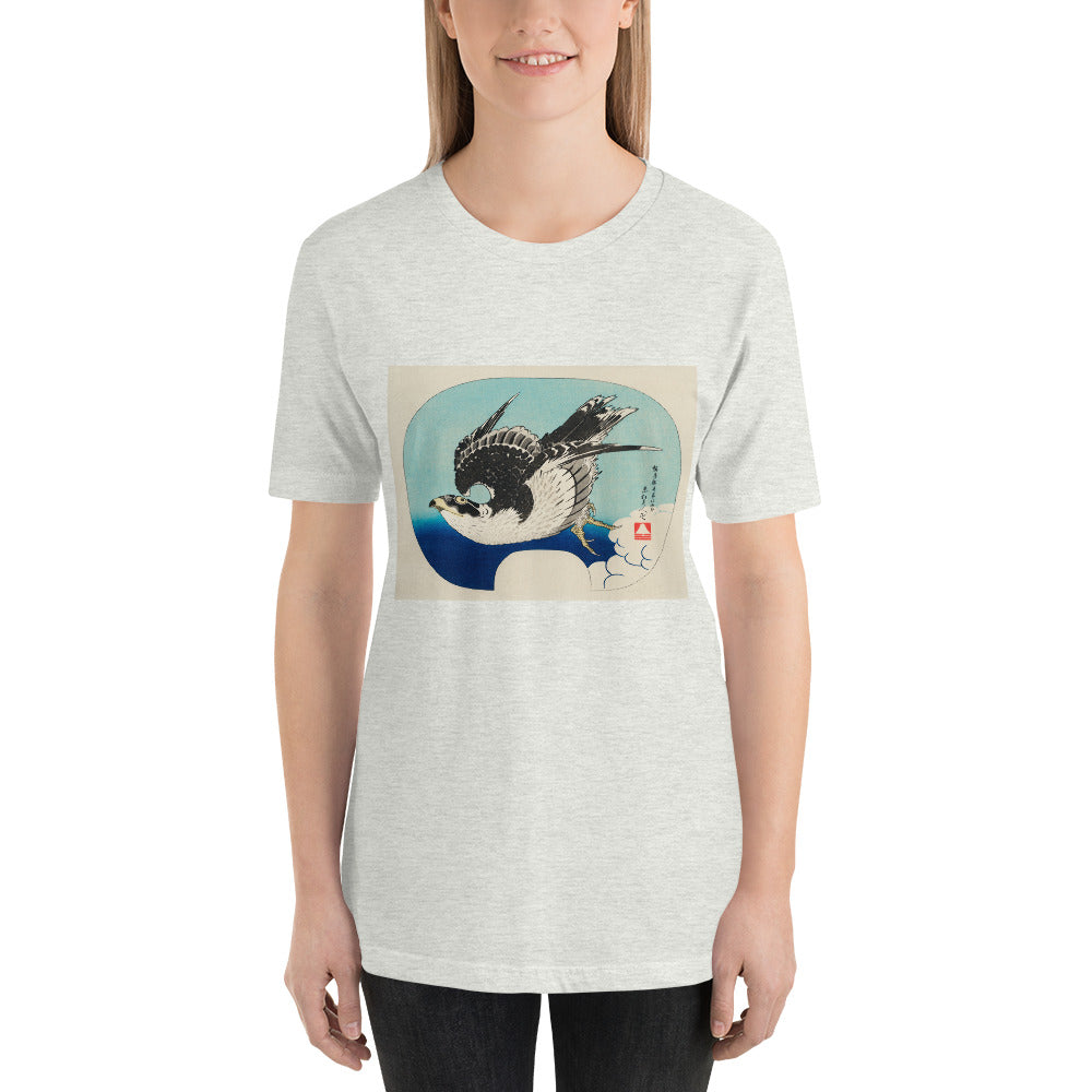 Ozuki Tshirt 'Hawk' by Katsushika Hokusai Short-Sleeve Unisex T-Shirt
