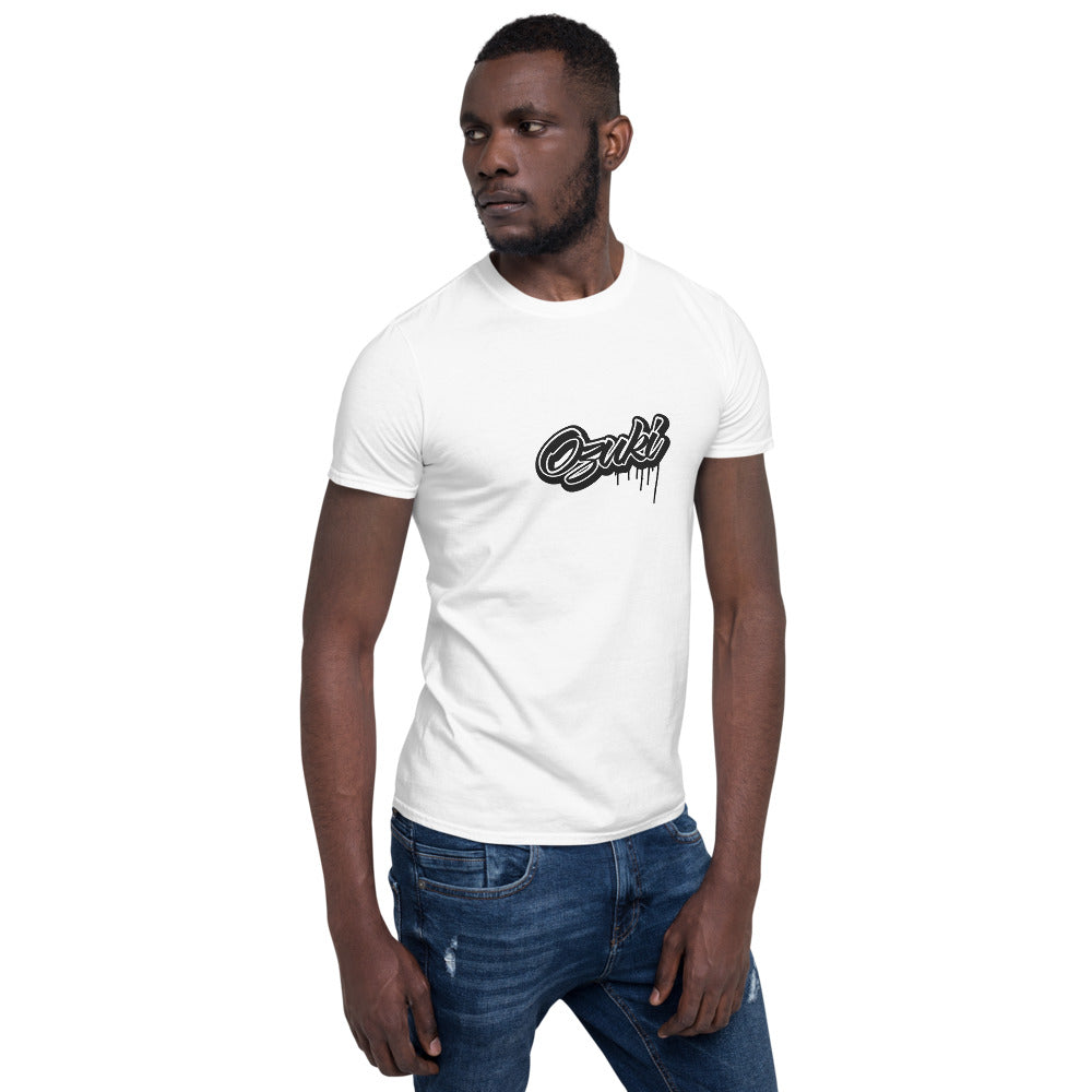 Ozuki Short-Sleeve Unisex T-Shirt Logo Design by Inkie