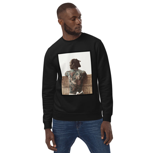 Kusakabe Kimbei Vintage Painting Men's Ozuki eco sweatshirt