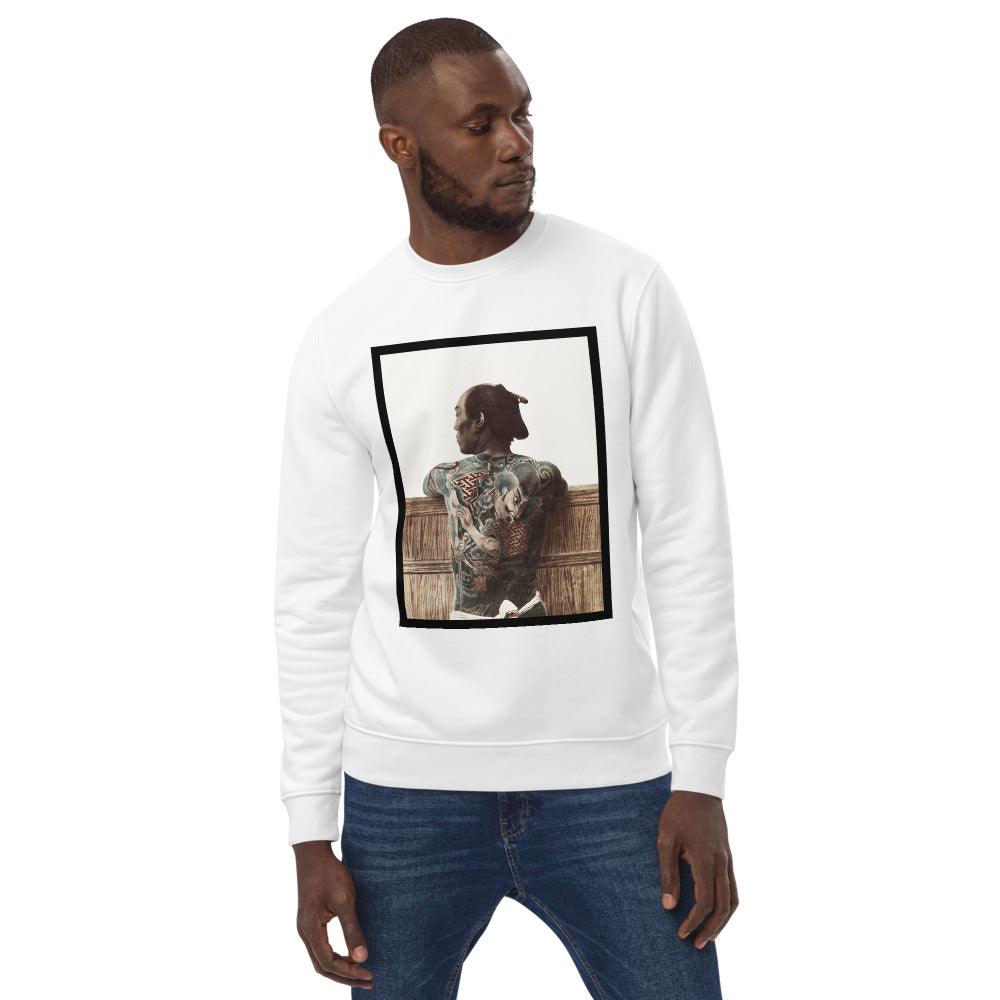 Kusakabe Kimbei Vintage Painting Men's Ozuki eco sweatshirt