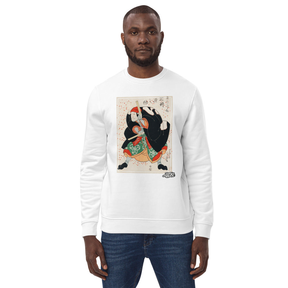 Mimasu Gennosuke by Utagawa Kuniyoshi - Ozuki Eco Sweatshirt